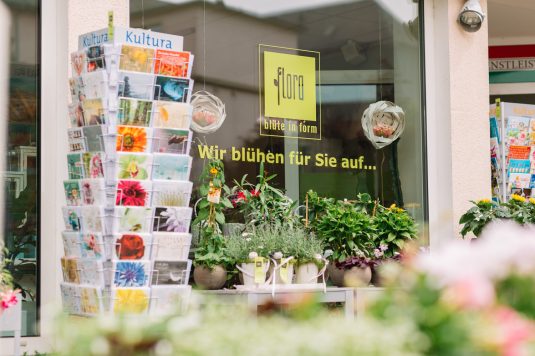 Flora-Blüte in Form